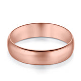 Sterling Silver Wedding Band Ring Round 925 Sterling Silver (8MM)