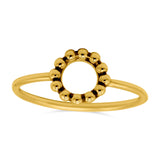 Circle Ring Oxidized Band Solid 925 Sterling Silver (8mm)