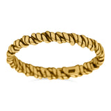 Thin Knot Ring Oxidized Band Solid 925 Sterling Silver Thumb Ring (2mm)