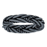 Celtic Rope Braid Ring Oxidized Band Solid 925 Sterling Silver (4mm)