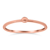 Band Oxidized Ring Solid 925 Sterling Silver Thumb Ring (3mm)