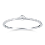 Band Oxidized Ring Solid 925 Sterling Silver Thumb Ring (3mm)