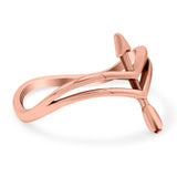 Arrow Band Oxidized Ring Solid 925 Sterling Silver Thumb Ring (14mm)