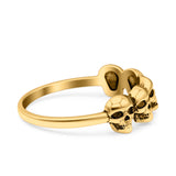 Skull Heads Ring