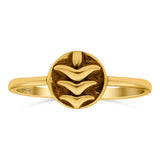 Tree Ring Oxidized Band Solid 925 Sterling Silver Thumb Ring (8mm)