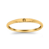 Lucky Horseshoe Ring Oxidized Band Solid 925 Sterling Silver Thumb Ring (2.2mm)