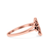 Tree Ring Oxidized Band Solid 925 Sterling Silver Thumb Ring (12mm)
