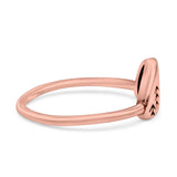 Nature Ring Oxidized Band Solid 925 Sterling Silver Thumb Ring (7mm)
