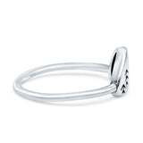 Nature Ring Oxidized Band Solid 925 Sterling Silver Thumb Ring (7mm)