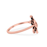 Sun Ring Oxidized Band Solid 925 Sterling Silver Thumb Ring (13mm)