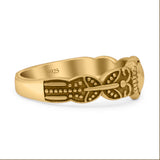 Iconic Butterfly Artisan Design Trending Pear Shape Oxidized Ring Band Thumb Ring (6.7mm)