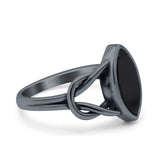 Solitaire Marquise Halo Wedding Engagement Ring Simulated Cubic Zirconia 925 Sterling Silver