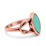 Solitaire Marquise Halo Wedding Engagement Ring Simulated Cubic Zirconia 925 Sterling Silver