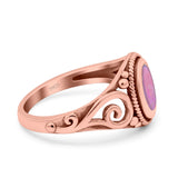 Solitaire Halo Wedding Engagement Ring Round Simulated Cubic Zirconia 925 Sterling Silver