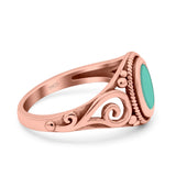 Solitaire Halo Wedding Engagement Ring Round Simulated Cubic Zirconia 925 Sterling Silver