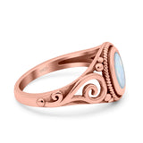 Solitaire Halo Wedding Engagement Ring Round Simulated Cubic Zirconia 925 Sterling Silver