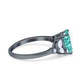 Vintage Style Wedding Ring Marquise Simulated Cubic Zirconia 925 Sterling Silver
