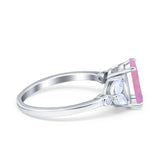 Vintage Style Wedding Ring Marquise Simulated Cubic Zirconia 925 Sterling Silver