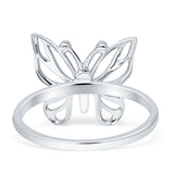 Butterfly Statement Thumb Ring 14K Gold