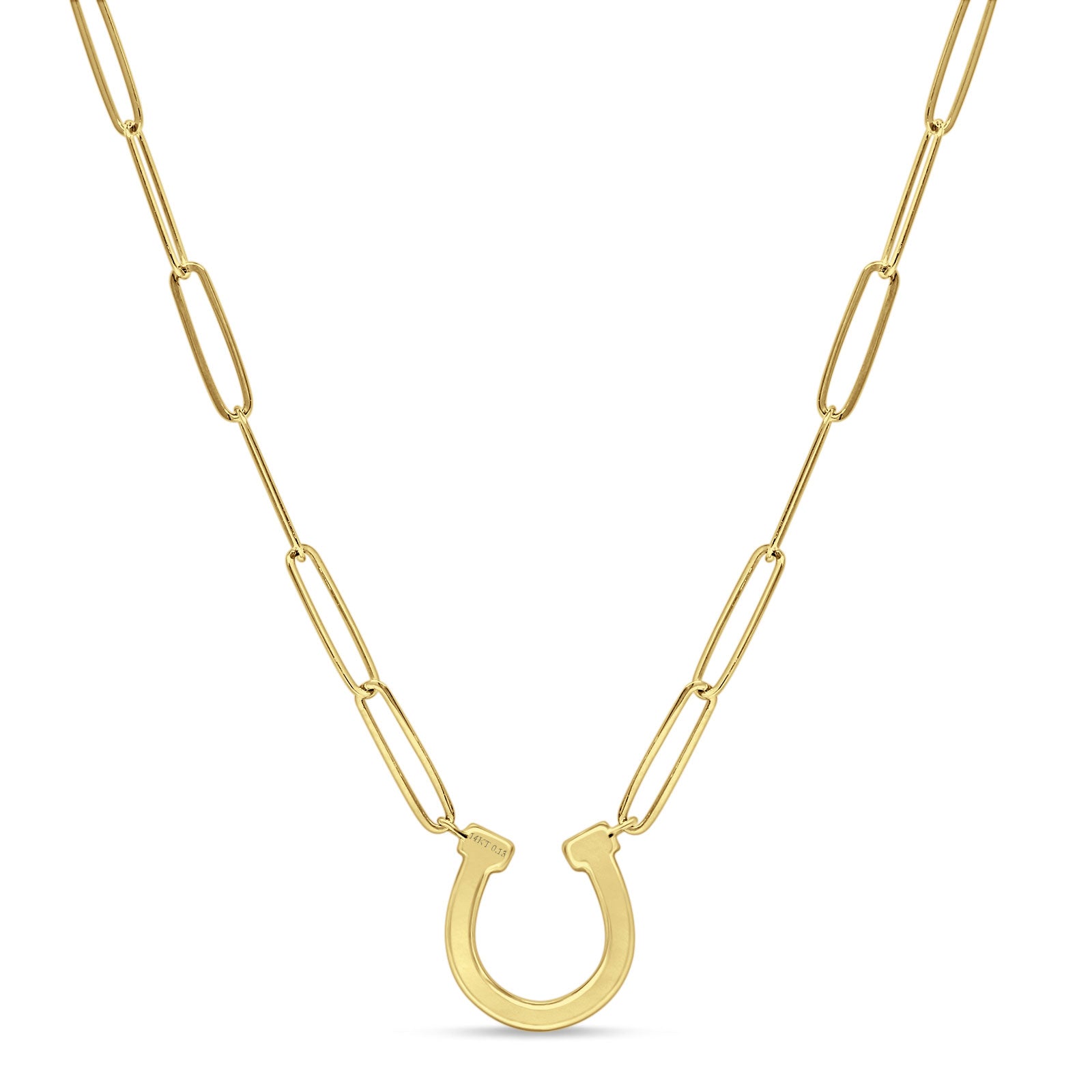 Doves 18K Yellow Gold Horseshoe necklace 001-165-02187 | George Press  Jewelers | Livingston, NJ