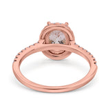 14K Gold 0.93ct Oval G SI Diamond Engagement Ring Size 6.5