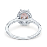 14K Gold 0.93ct Oval G SI Diamond Engagement Ring Size 6.5