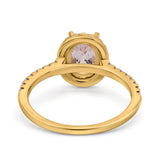 14K Gold 0.93ct Oval G SI Diamond Engagement Ring Size 6.5