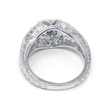 14K Gold 0.15ct Round Antique Style 5mm G SI Diamond Engagement Wedding Ring