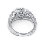 14K Gold 0.15ct Round Antique Style 5mm G SI Diamond Engagement Wedding Ring