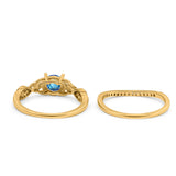 14K Gold 1.05ct Round 6mm G SI Diamond Engagement Bridal Wedding Ring