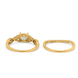 14K Gold 1.05ct Round 6mm G SI Diamond Engagement Bridal Wedding Ring