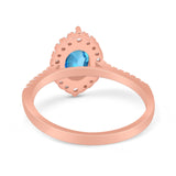 14K Gold 1.53ct Oval G SI Diamond Engagement Ring
