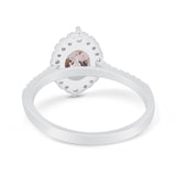 14K Gold 1.53ct Oval G SI Diamond Engagement Ring