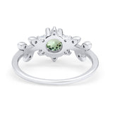 14K Gold Round G SI 1.02ct Diamond Engagement Ring