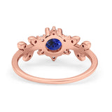 14K Gold Round G SI 1.02ct Diamond Engagement Ring