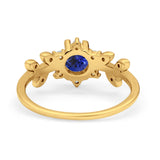 14K Gold Round G SI 1.02ct Diamond Engagement Ring
