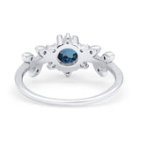 14K Gold Round G SI 1.02ct Diamond Engagement Ring