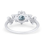14K Gold Round G SI 1.02ct Diamond Engagement Ring
