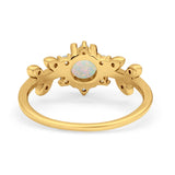 14K Gold Round G SI 1.02ct Diamond Engagement Ring