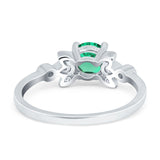 14K Gold 1.37ct Round 7mm G SI Diamond Engagement Wedding Ring