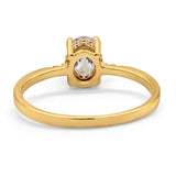 14K Gold 1.28ct Oval 8mmx6mm G SI Diamond Engagement Wedding Ring