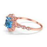 14K Gold 2.31ct Cushion 8mm Halo G SI Diamond Engagement Wedding Ring