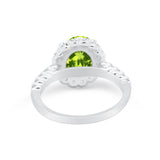 Solitaire Accent Wedding Ring Simulated Cubic Zirconia 925 Sterling Silver