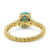 Twisted Rope Hidden Halo Oval Engagement Ring Cubic Zirconia 925 Sterling Silver