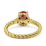 Twisted Rope Hidden Halo Oval Engagement Ring Cubic Zirconia 925 Sterling Silver