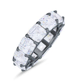 Asscher Cut Eternity Band