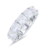 Asscher Cut Eternity Band