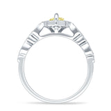 Art Deco Engagement Ring Halo Marquise Cubic Zirconia 925 Sterling Silver