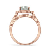 Two Piece Floral Ring