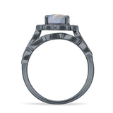 Two Piece Floral Ring